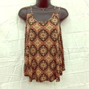 Hippie Rose Tank top, fits like a small/medium